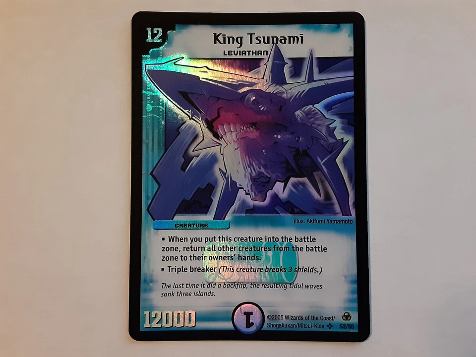 Duel Masters King Tsunami Super Rare Holo DM05 S2/S5 LP *Read Desc.* - Image 1 of 1