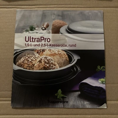 TUPPERWARE REZEPTHEFT REZEPTE FÜR ULTRA-PRO KASSEROLLE 1,5 L UND 2,5 L - Image 1 of 2