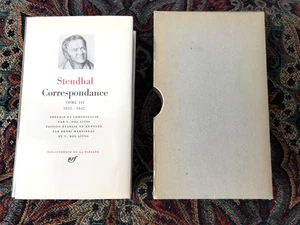 LA PLÉIADE STENDHAL CORRESPONDANCE III (3) 1968 - Imagen 1 de 5