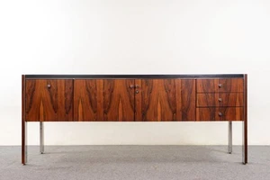 Rosewood & Leather Sideboard by Herman Miller - (D1319) - Picture 1 of 12