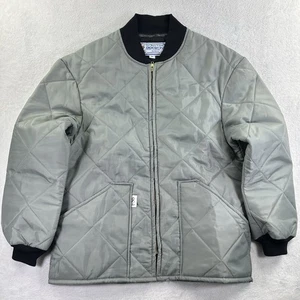 Dickson Industries gesteppte Bomberjacke Gr. M grau Pufffutter Workwear Mechaniker - Bild 1 von 17