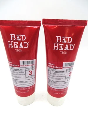 TIGI BED HEAD URBAN ANTI DOTES RESURRECTION SHAMPOO & CONDITIONER 2.54oz Travel! - Image 1 of 2