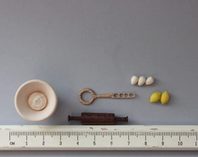 Dolls House Miniature Baking Accessories 1:12 OOAK By PigeonOak - Image 1 of 4