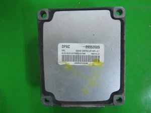 ECU Engine Control Unit Opel Astra G 1.6 09353509 DPAC Z16SE HSFI-2.1 - Picture 1 of 1