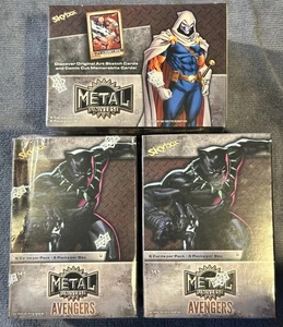2024 UD Skybox Metal Universe Avengers Blaster Box Factory Sealed Lot 3 Boxen - Bild 1 von 2