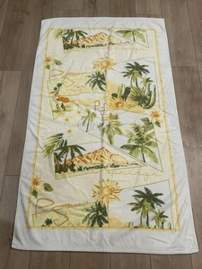 Tommy Bahama Strandtuch Palm Springs Vintage 100% Baumwolle Große 37" x 63" - Bild 1 von 6