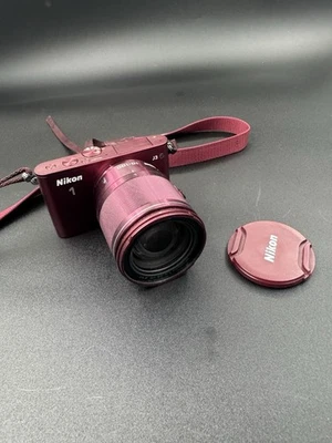 Nikon 1 J3 14.2MP Rare Red Bundle + Red Nikki’s 10-100mm Lens + Neckstrap - Image 1 of 3