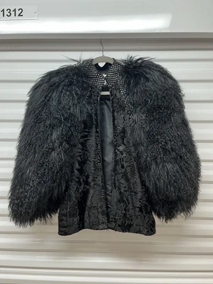 Vintage J Mendel Fur Lambswool Jacket Size Small - Image 1 of 4