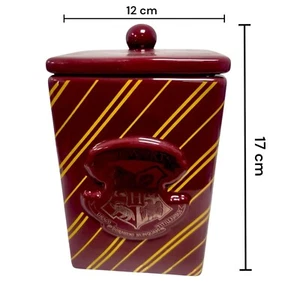 Hogwarts Keramik Vorratsdose Harry Potter Haustier Leckerli Behälter 17x12x12cm - Bild 1 von 18
