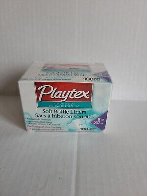 Playtex Baby Nurser System Soft Bottle Liners Disposable 8 Oz 100 Liners  • 50$