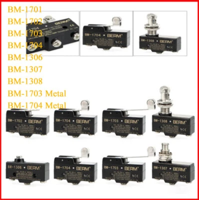 MARKENLOS Endschalter Rolle Typ 250V 380V Micro Endschalter N/O N/C CNC 3D Drucker