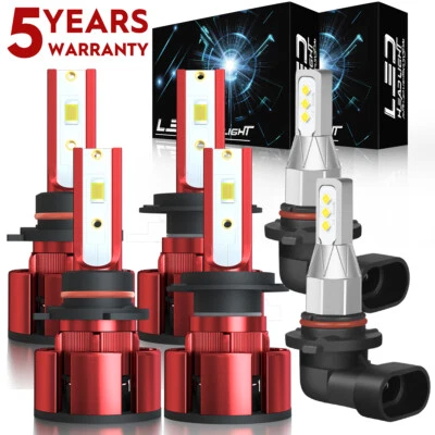 For Lexus ES350 Base Sedan 4-Door 2007-2009 6x LED Headlight Fog Light Bulb Z4QC - Image 1 of 4