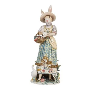 Fitz and Floyd Dapper Rabbit Female Ceramic Figurine, 20 inch Dapper Female - Picture 1 of 9