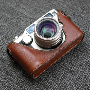 Handmade Leather Half Case for Contax G2 – Retro Protective Camera Cover - Picture 1 of 13