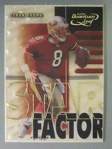 *0133/2500* 2000 Quantum Leaf Star Factor #SF26 Steve Young - Imagen 1 de 2