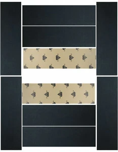 Black Diamond Skateboard Grip Tape Black 9" x 33" Griptape 10 Pack of Sheets - Picture 1 of 4