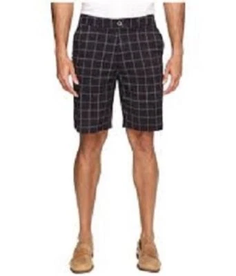 Pantalones Cortos Tommy Bahama Match Play A Cuadros Para Hombres 30 Negros A Cuadros Elásticos Nuevos con Etiquetas $98 Foto 1 de 4