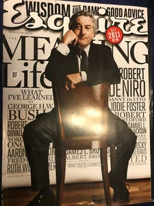Esquire Magazine January 2011 Robert DeNiro EX - Picture 1 of 3