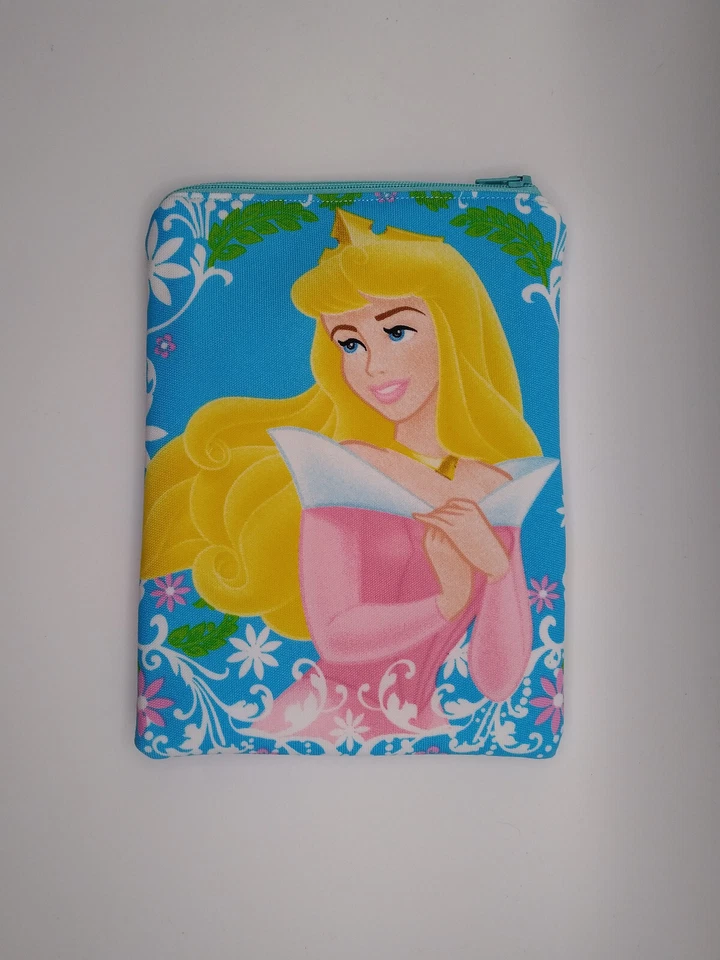 Handmade small zipper bag made with Sleeping Beauty Aurora Licensed fabric - Image 1 of 1