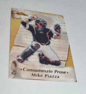 2000 FLEER SHOWCASE - MIKE PIAZZA NEW YORK METS CONSUMMATE PROSE 14 OF 15 CP - Picture 1 of 5