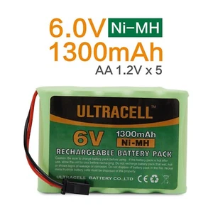 6V 1300mAh Ni-MH Rechargeable Battery Pack Cell SM Plug Ultracell US Stock - Picture 1 of 5