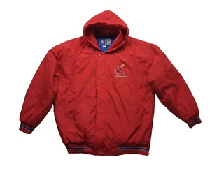 Le cygne sportif Vintage Louis Cardinals Bomber Baseball Jacket hooded size L - Picture 1 of 15