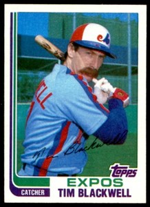 1982 Topps Traded Tim Blackwell Montreal Expos #7T