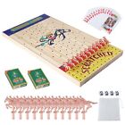 Horse Race Board Game, Wooden Horse Racing Board Games Set with 11 Deluxe Classi