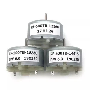 1 Pcs 3-12V RF-500TB Micro DC Motor RF-500TB-12560 RF-500TB-14415 RF-500TB-18280 - Picture 1 of 9