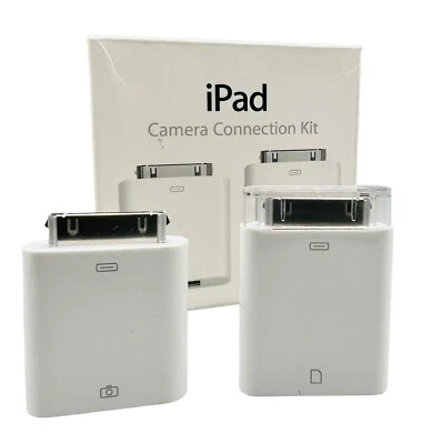 Genuine Apple iPad Camera Connection Kit MC531ZM/A for old 30-pin connector  - Bild 1 von 4
