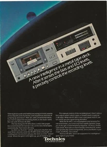 Vintage Print Ad Technics RS-M51 Metal Tape Deck - The Science Of Sound Nov 1980 - Picture 1 of 5