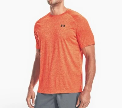 Big & Tall Under Armour Tech 2.0 Loose Short-sleeve Tee Ultra Orange Black LGT - Image 1 of 4