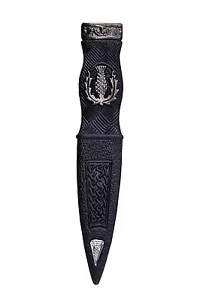 KILT HIGHLANDWEAR SICHERHEIT SGIAN DUBH DUMMY ZINNHALTERUNG DISTEL DESIGN ANTIK - Bild 1 von 2