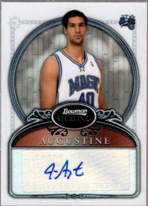 James Augustine AU Card 2006-07 Bowman Sterling Refractors #89 