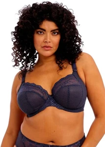 Elomi Charley Navy Underwired Stretch Plunge Bra EL4382 RRP £42
