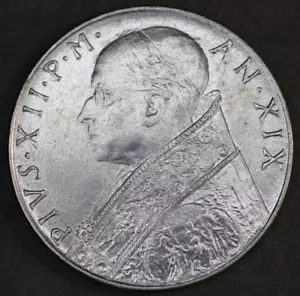 1957 Vatican 100 Lira Coin - Picture 1 of 2