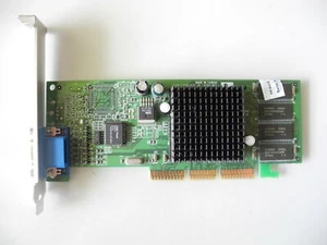 Scheda video interna usata Winfast Nvidia Geforce 2 MX64 32mb VGA AGP vintage - Imagen 1 de 2