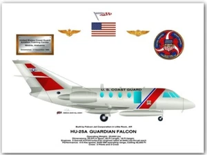 USCG HU-25A Guardian Falcon, USCG multimission aircraft, Training Ctr, Mobile AL - Picture 1 of 1