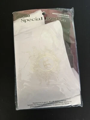 Bucilla Monogram Pillowcase Pair Cross Stitch #64535 Special Edition Sealed Pkg - Image 1 of 4