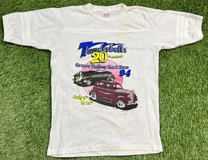 Camiseta Hot Rod Run de Colección Años 90 Para Hombre M Cosida Única Coches Clásicos EE. UU. - Imagen 1 de 8