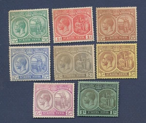 ST KITTS-NEVIS - Scott 37 / / 48 - MNH - 1921-1929 - Picture 1 of 1