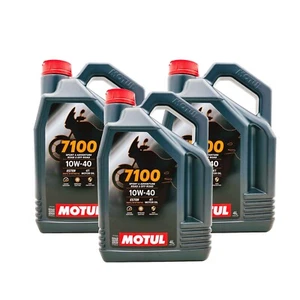 Olio Motore MOTUL 7100 10W40 12 LITRI 100% sintetico MOTO SCOOTER 4T API 03MO61 - Foto 1 di 7