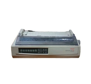 Oki MICROLINE 391 Turbo(GE7300A) 24-Pin Mono Dot Matrix Impact Form Printer  - Picture 1 of 16