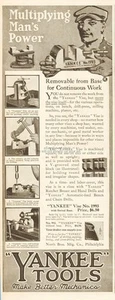 Tornillo Yankee Tools 1918 n.º 1993 North Bros Philadelphia PA anuncio impreso vintage - Imagen 1 de 1