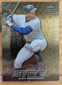 2023 Leaf Trinity Steel #4 Alex Rodriguez /10 YANKEES - Picture 1 of 2