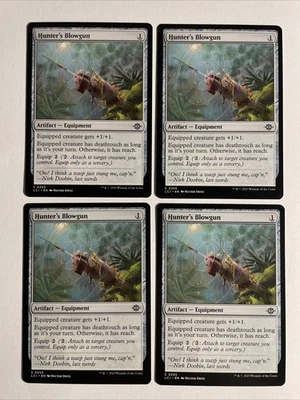4x Mtg Lost Caverns Of Ixalan Hunter’s Blowgun NM/M Magic The Gathering - Bild 1 von 2