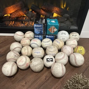 Slow Pitch Softball Mixed Lot Of 27 Softballs - Picture 1 of 7