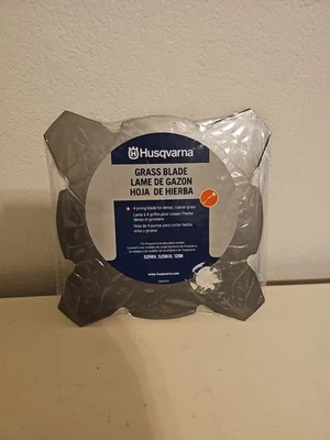 Husqvarna 593287601 Hoja de césped, 4 puntas para grueso denso, 525RX 525RJX 129R Foto 1 de 4