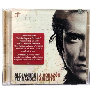 Alejandro Fernandez CD A Corazon Abierto Latin Pop Album Limited Edition 2004DVD - Picture 1 of 3