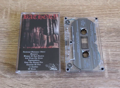 Bathory - Under the Sign of the Black Mark Cassette Tape 1ST US PRESS 1987 RARE! - Image 1 of 2